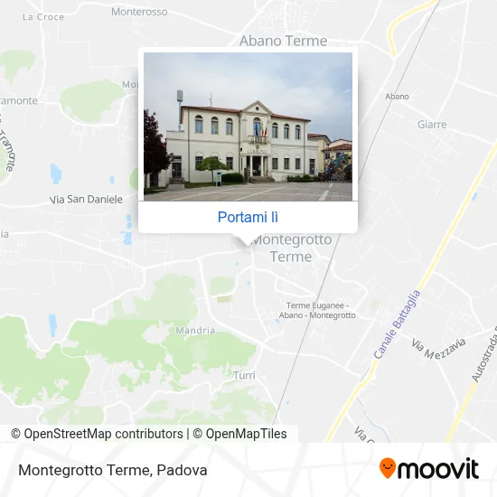 Mappa Montegrotto Terme