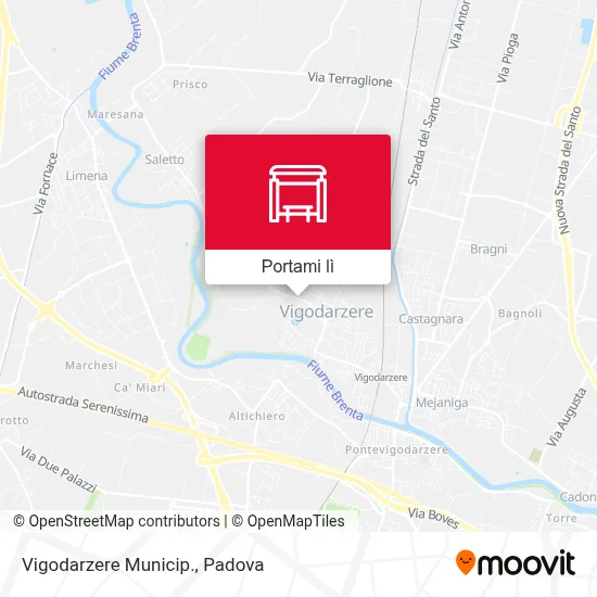Mappa Vigodarzere Municip.