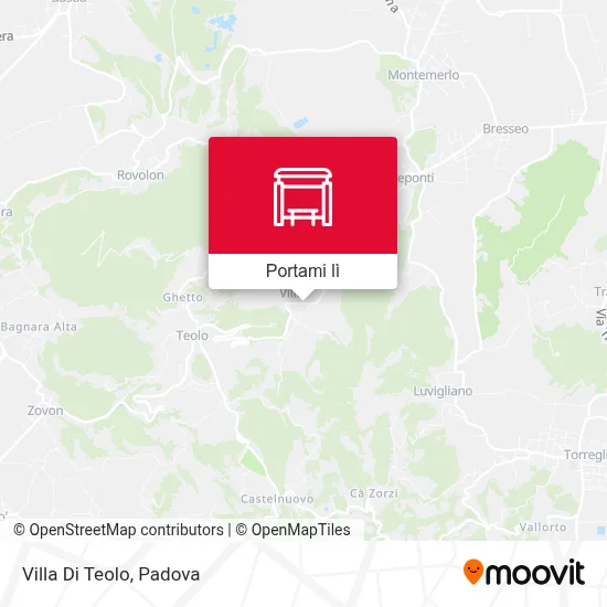 Mappa Villa Di Teolo