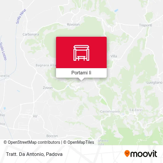 Mappa Tratt. Da Antonio