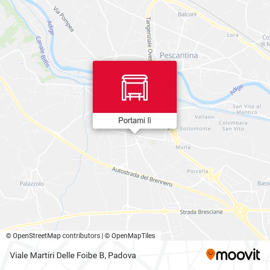 Mappa Viale Martiri Delle Foibe B