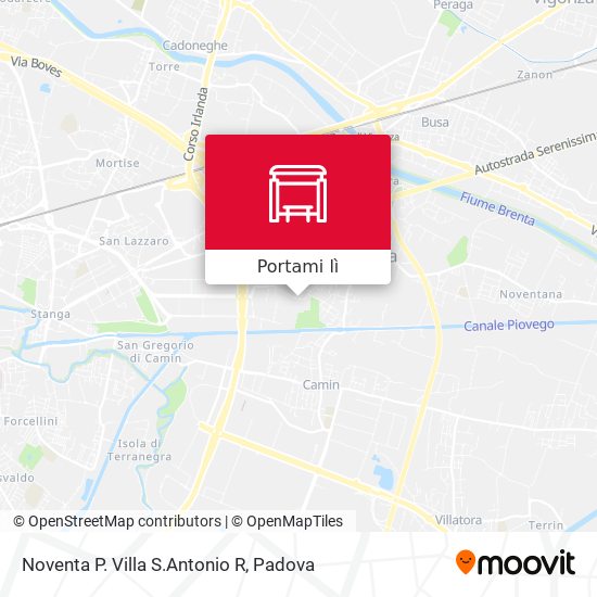 Mappa Noventa P. Villa S.Antonio R