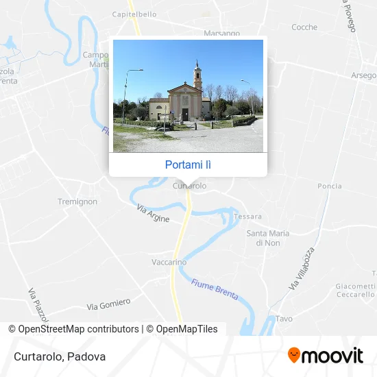 Mappa Curtarolo
