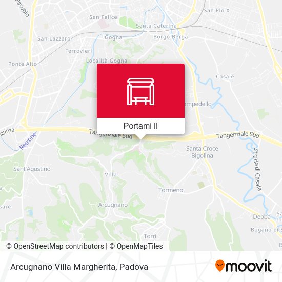 Mappa Arcugnano Villa Margherita