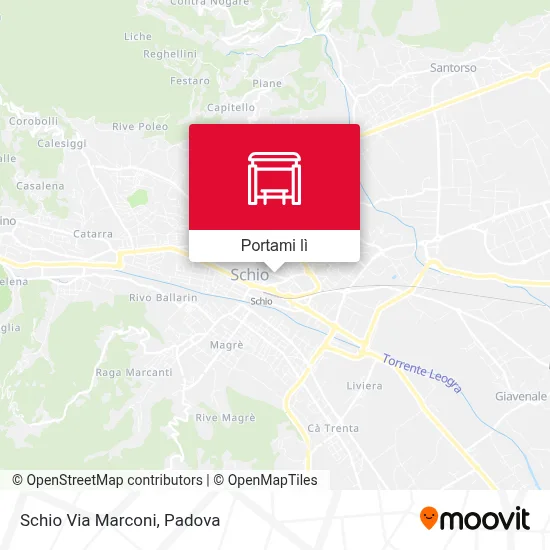 Mappa Schio Via Marconi