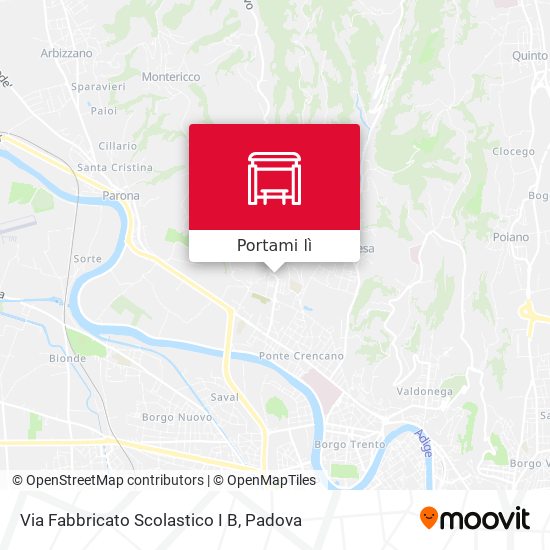 Mappa Via Fabbricato Scolastico I B