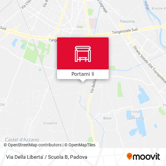 Mappa Via Della Liberta' / Scuola B