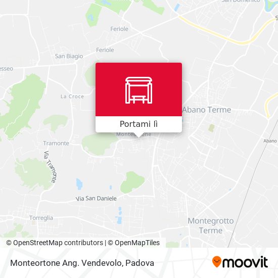 Mappa Monteortone Ang. Vendevolo