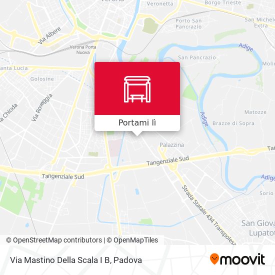 Mappa Via Mastino Della Scala I B