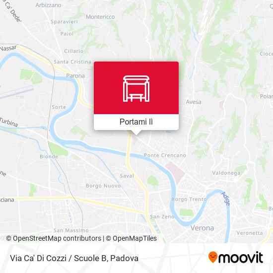 Mappa Via Ca' Di Cozzi / Scuole B