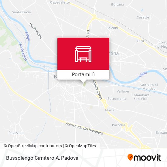 Mappa Bussolengo Cimitero A