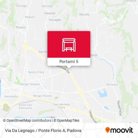 Mappa Via Da Legnago / Ponte Florio A