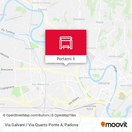 Mappa Via Galvani / Via Quarto Ponte A