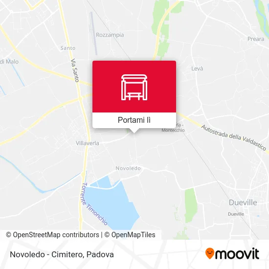 Mappa Novoledo - Cimitero