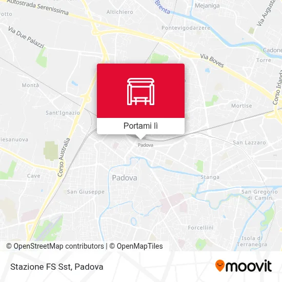 Mappa Stazione FS Sst
