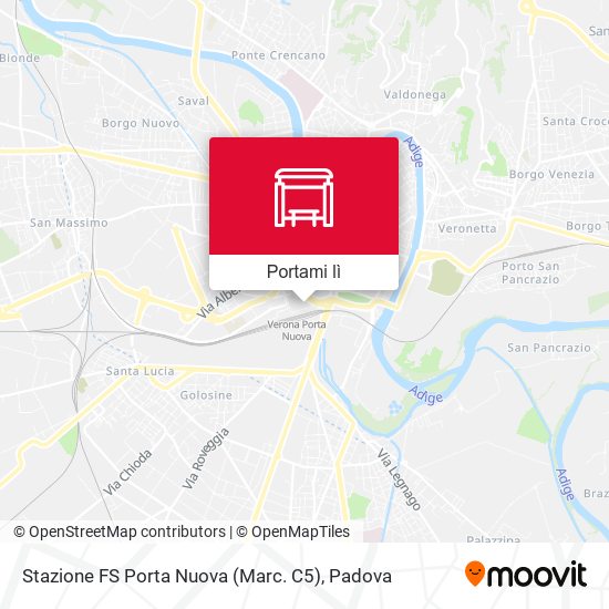 Mappa Stazione FS Porta Nuova (Marc. C5)