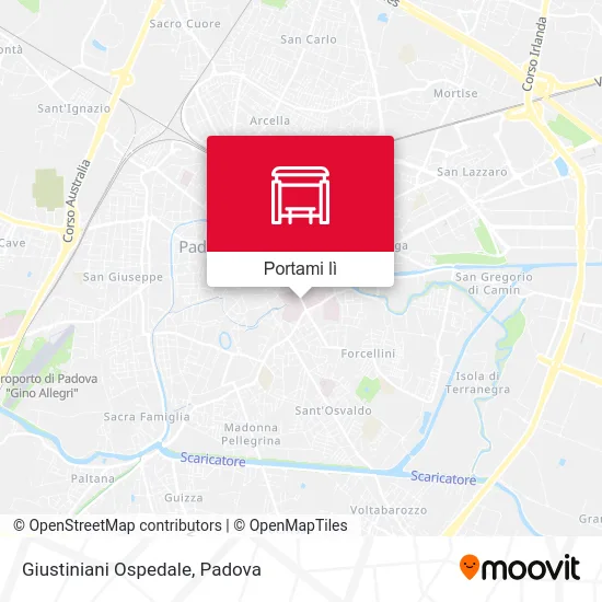 Mappa Giustiniani Ospedale