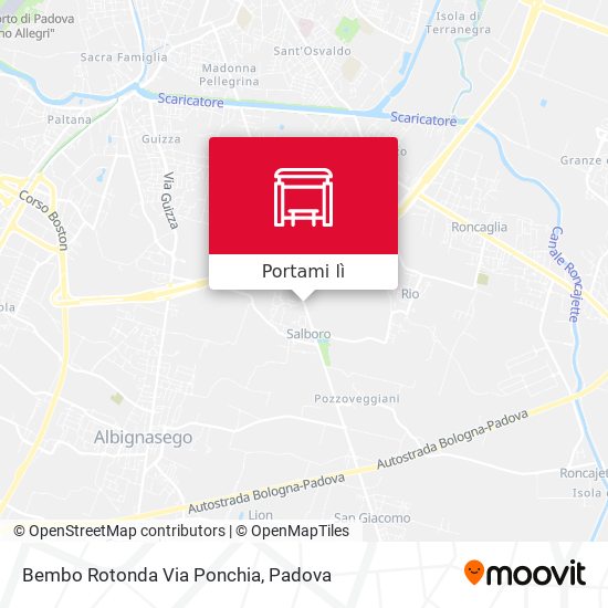 Mappa Bembo Rotonda Via Ponchia