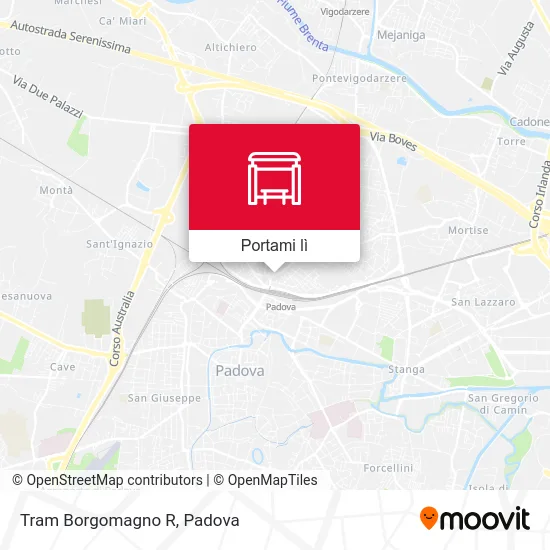 Mappa Tram Borgomagno R