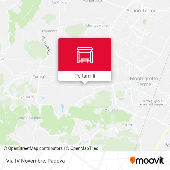 Mappa Via IV Novembre