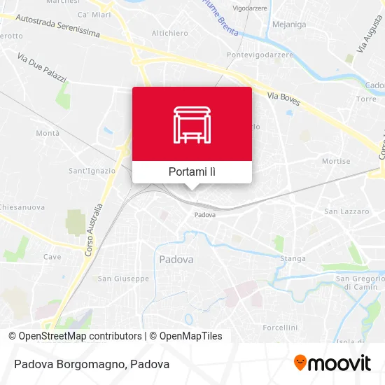Mappa Padova Borgomagno