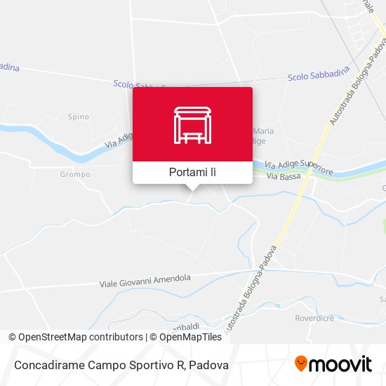 Mappa Concadirame Campo Sportivo R