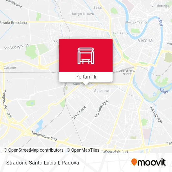 Mappa Stradone Santa Lucia I