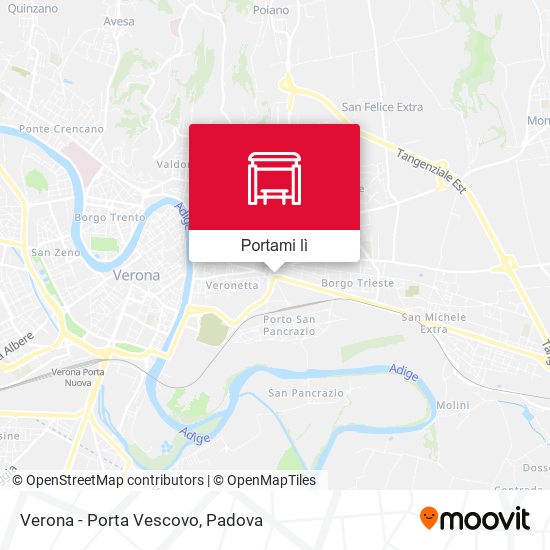 Mappa Verona - Porta Vescovo