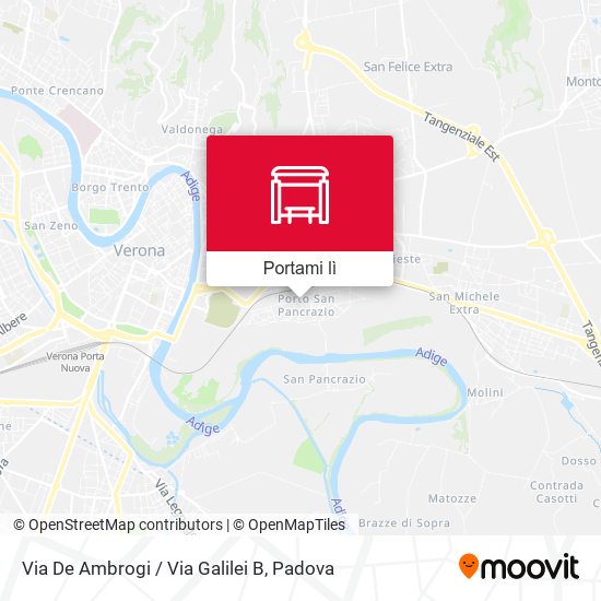 Mappa Via De Ambrogi / Via Galilei B