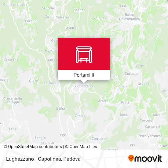 Mappa Lughezzano - Capolinea