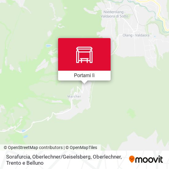 Mappa Sorafurcia, Oberlechner / Geiselsberg, Oberlechner