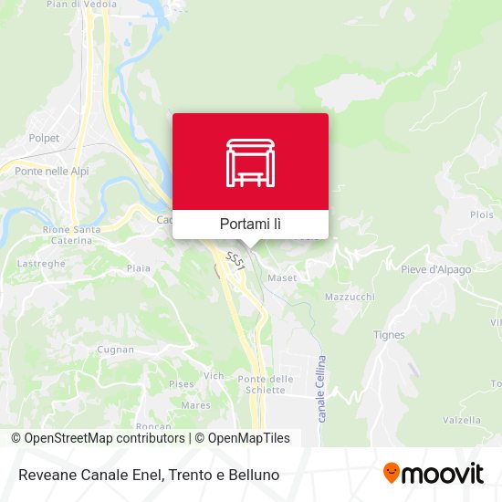 Mappa Reveane Canale Enel
