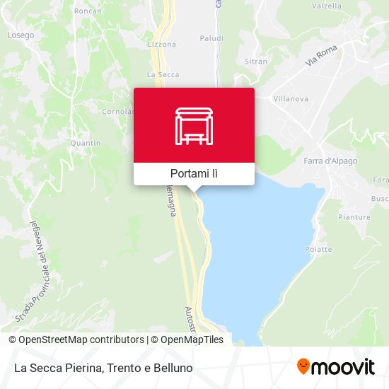 Mappa La Secca Pierina