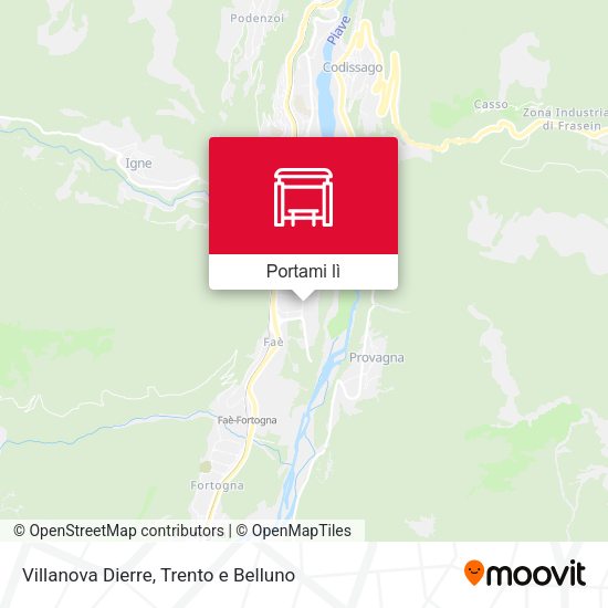 Mappa Villanova Dierre