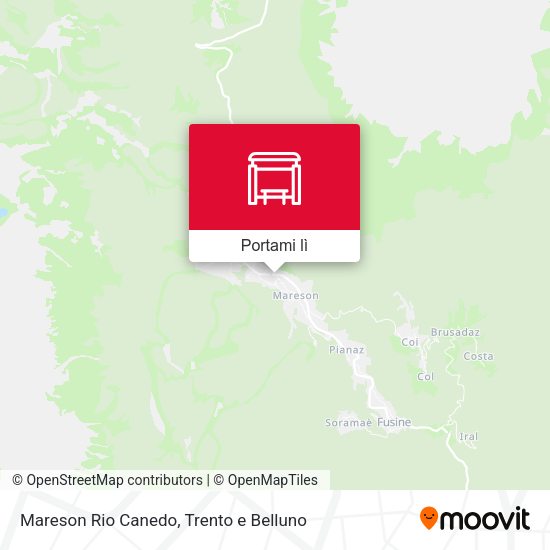 Mappa Mareson Rio Canedo