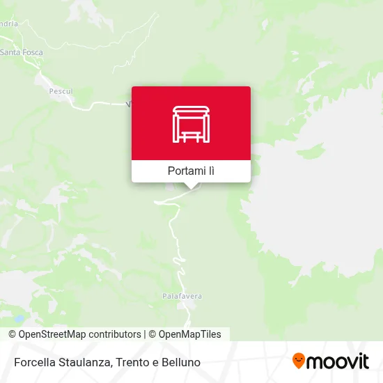 Mappa Forcella Staulanza