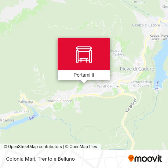Mappa Colonia Mari