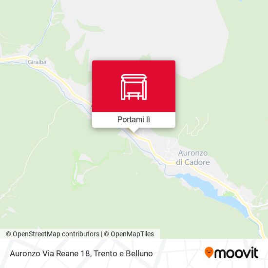 Mappa Auronzo Via Reane 18