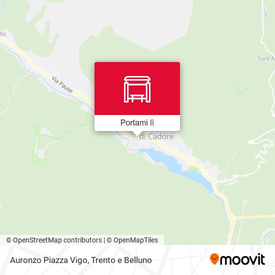 Mappa Auronzo Piazza Vigo