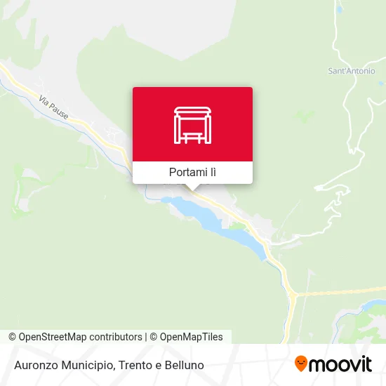 Mappa Auronzo Municipio
