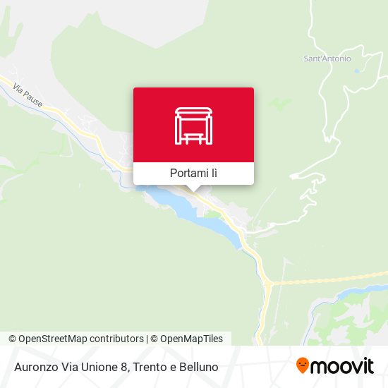 Mappa Auronzo Via Unione 8
