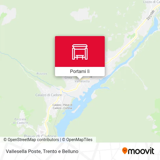 Mappa Vallesella Poste