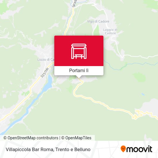 Mappa Villapiccola Bar Roma