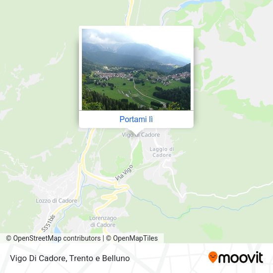 Mappa Vigo Di Cadore