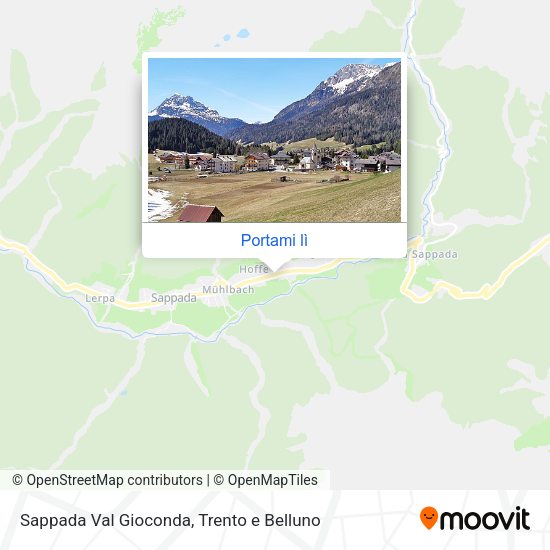 Mappa Sappada Val Gioconda