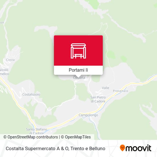 Mappa Costalta Supermercato A & O