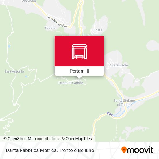 Mappa Danta Fabbrica Metrica