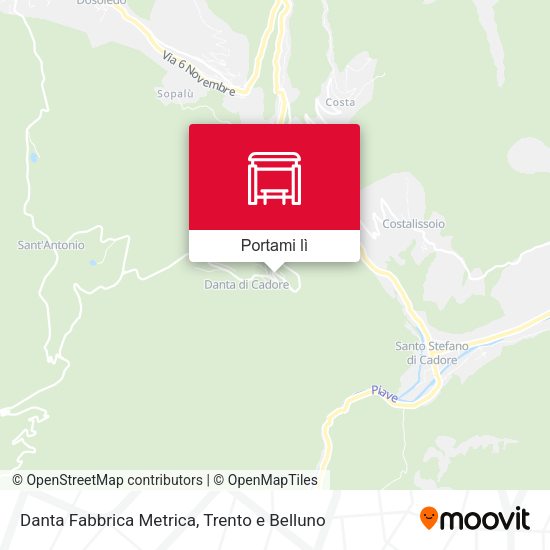 Mappa Danta Fabbrica Metrica
