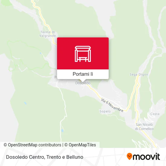 Mappa Dosoledo Centro
