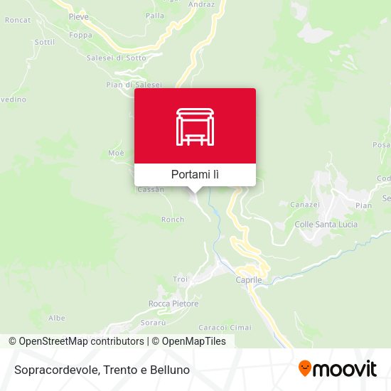 Mappa Sopracordevole